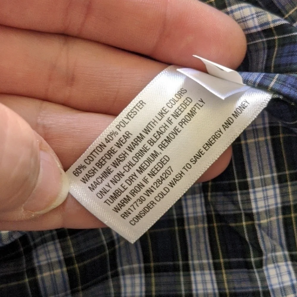 Nwt Boys plaid button down shirt